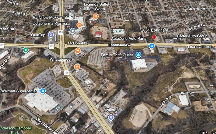 Pictures of Land property located at 2061 Ephriham Ave., Fort Worth, TX 76106 for sales - image #1