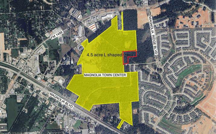 Pictures of Land property located at Magnolia Bend Trace South of FM 1488 and East of Buddy Riley, Magnolia, TX 77354 for sales - image #1