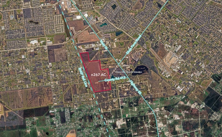 Pictures of Land property located at 0 County Rd 413, Pearland, TX 77584 for sales - image #1