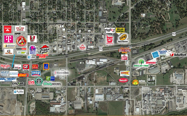 Pictures of Retail, Office property located at 800 E Charles Page Blvd, Sand Springs, OK 74063 for sales - image #1