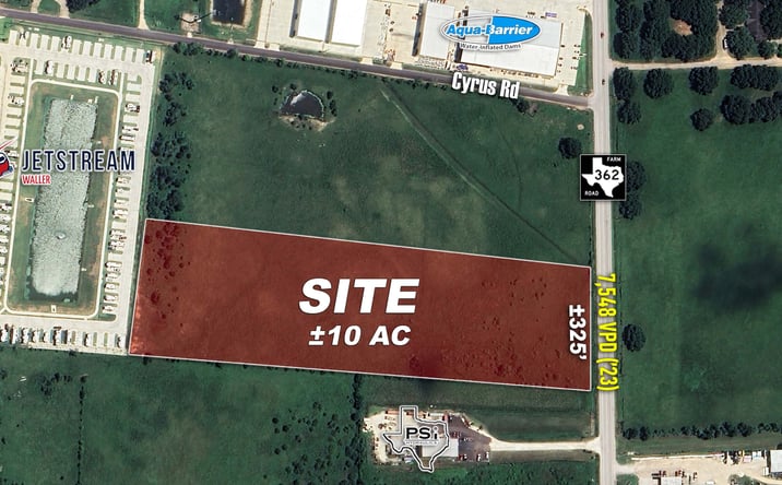 Pictures of Land property located at SWQ of FM-362 & Cyrus Ln, Waller, TX 77484 for sales - image #1