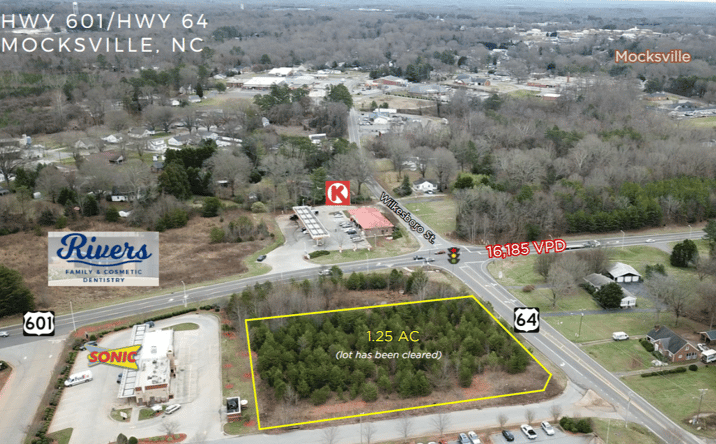 Pictures of Land property located at Hwy 64/Hwy 601, Mocksville, NC 27028 for sales - image #1
