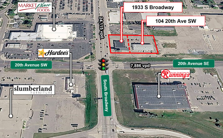 Pictures of Retail property located at 1933 S Broadway, Minot, ND 58701 for sales - image #1