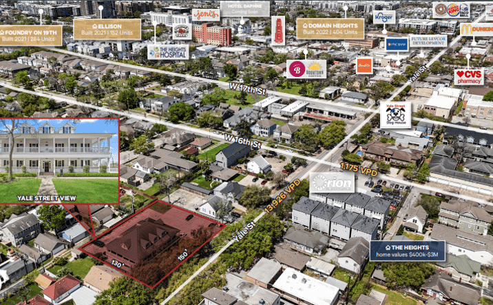 Pictures of Land property located at 1523 Yale St, Houston, TX 77008 for sales - image #1