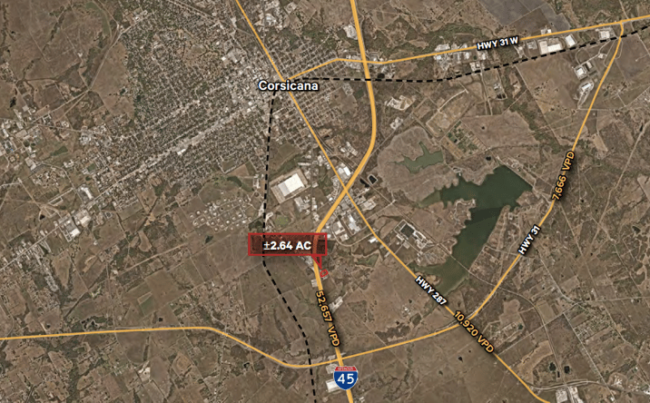 Pictures of Land property located at 3106 S Business 45, Corsicana, TX 75109 for sales - image #1