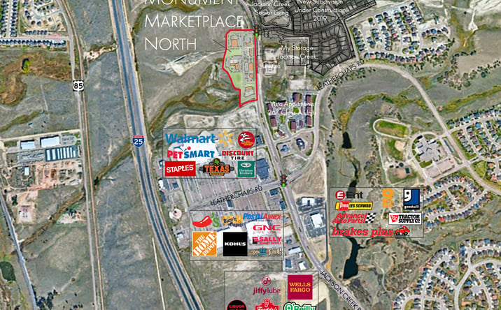 Pictures of Land, Retail, Office, Hospitality, Mixed Use, Special Purpose, Senior Living property located at Jackson Creek Road, Monument, CO 80132 for sales - image #1