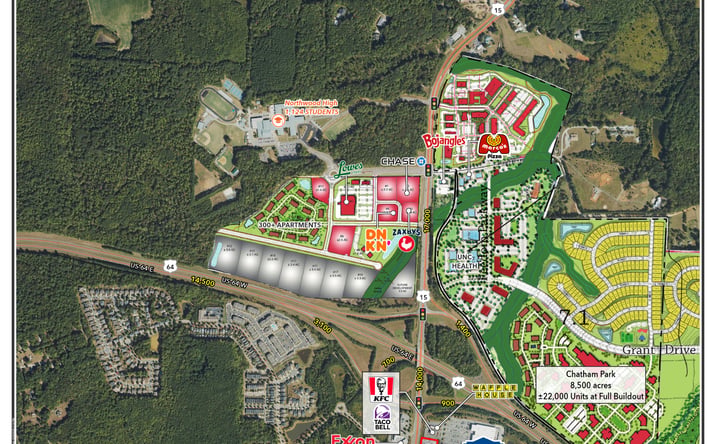 Pictures of Retail property located at Lowe's Drive & Chapel Hill Rd, Pittsboro, NC 27312 for sales - image #1