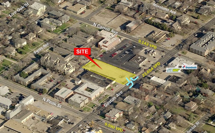 Pictures of Land property located at 4403 Gaston Ave, Dallas, TX 75246 for sales - image #1