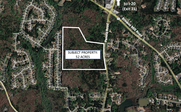 Pictures of Land property located at 3989 Panola Rd, Stonecrest, GA 30038 for sales - image #1