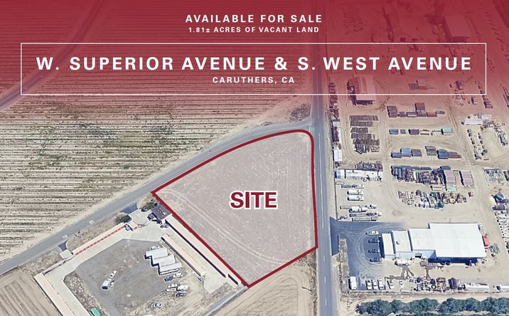 Pictures of Land property located at W Superior Ave & S. West Avenue, Caruthers, CA 93609 for sales - image #1