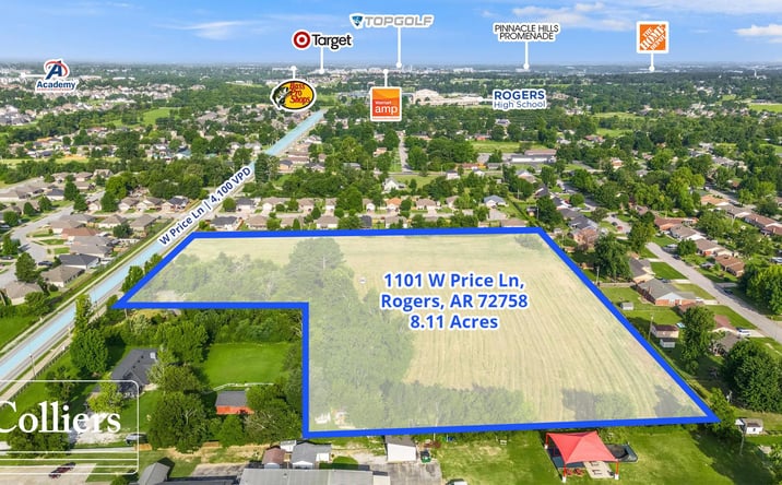 Pictures of Land property located at 1101 W Price Ln, Rogers, AR 72758 for sales - image #1