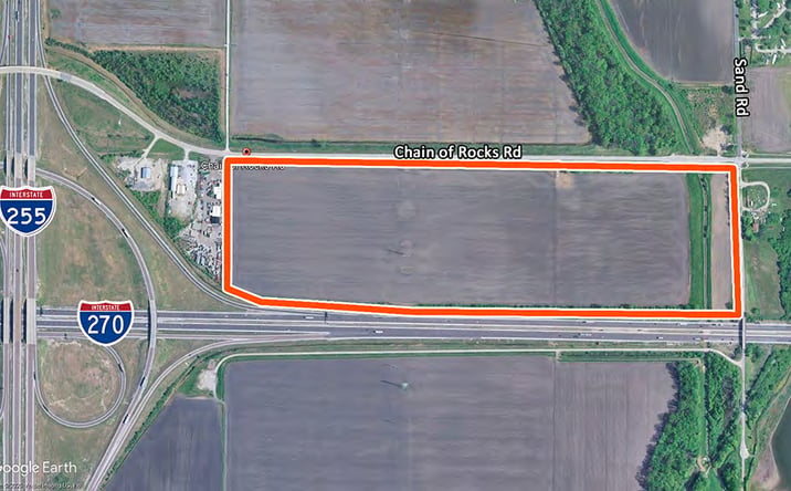 Pictures of Land property located at Chain of Rocks Rd, Edwardsville, IL 62025 for sales - image #1