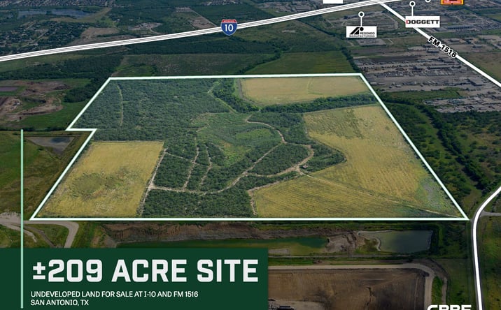 Pictures of Land property located at I-10 and FM 1516, San Antonio, TX 78219 for sales - image #1