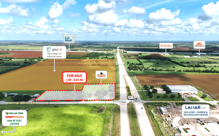 Pictures of Land property located at 4002 Klosterhoff Rd, Rosenberg, TX 77471 for sales - image #1