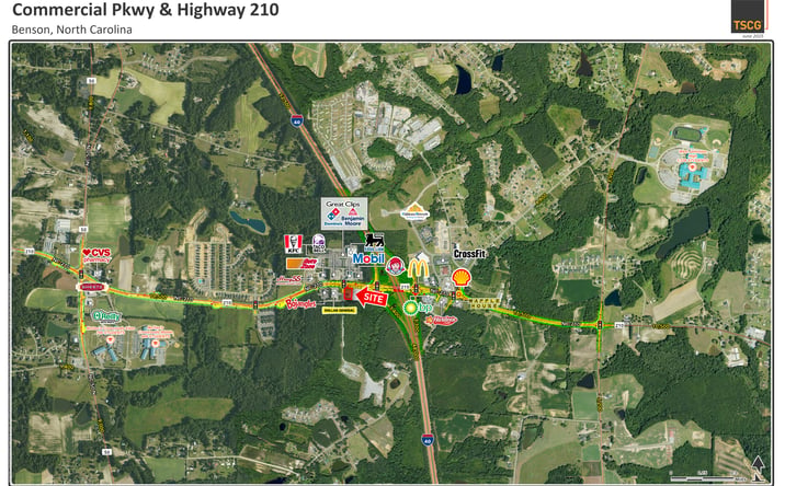 Pictures of Retail property located at Commercial Parkway & Hwy 210, Benson, NC 27504 for sales - image #1
