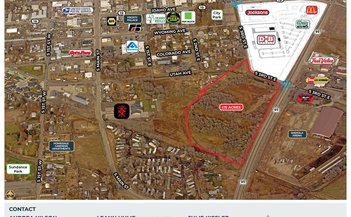 Pictures of Land property located at Hwy 95 & S 3rd Street E, Homedale, ID, Homedale, ID 83628 for sales - image #1