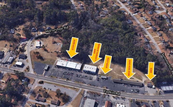 Pictures of Retail property located at 6105 Yadkin Rd, Fayetteville, NC 28303 for sales - image #1