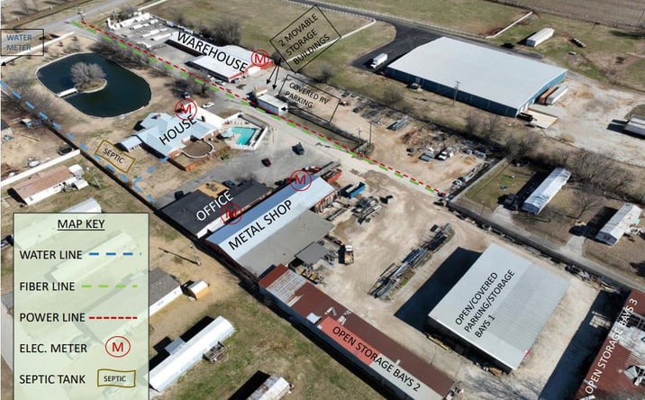 Pictures of Industrial, Land, Office, Self Storage property located at 662 Old Hwy 24, Trinity, AL 35673 for sales - image #1