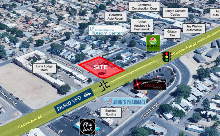 Pictures of Retail property located at 9201 Central Ave NE, Albuquerque, NM 87123 for sales - image #1