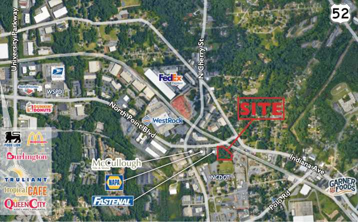 Pictures of Land property located at 8175 North Point Blvd, Winston-Salem, NC 27105 for sales - image #1