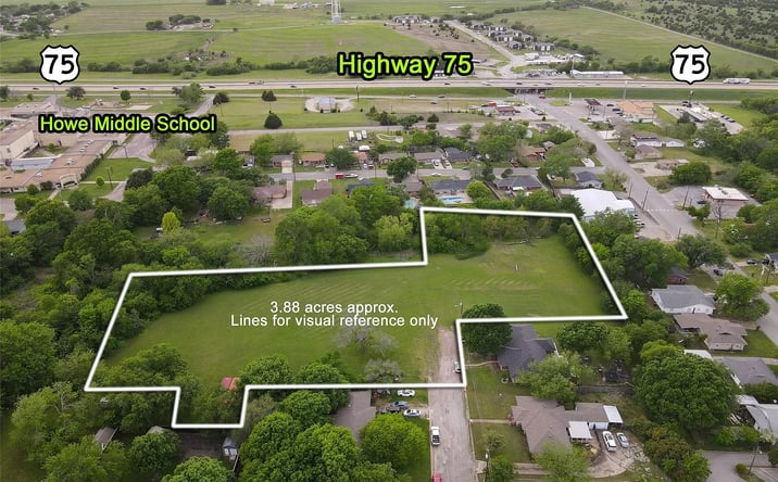 Pictures of Land property located at TBD Davis St, Howe, TX 75459 for sales - image #1