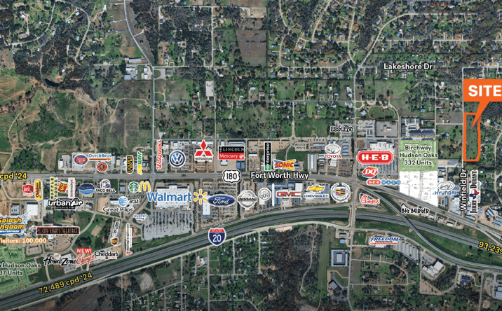 Pictures of Land, Multifamily, Retail property located at 200 Winfield Dr, Hudson Oaks, TX 76087 for sales - image #1