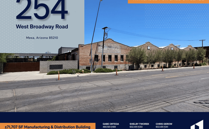 Pictures of Industrial property located at 254 W Broadway Rd, Mesa, AZ 85210 for sales - image #1