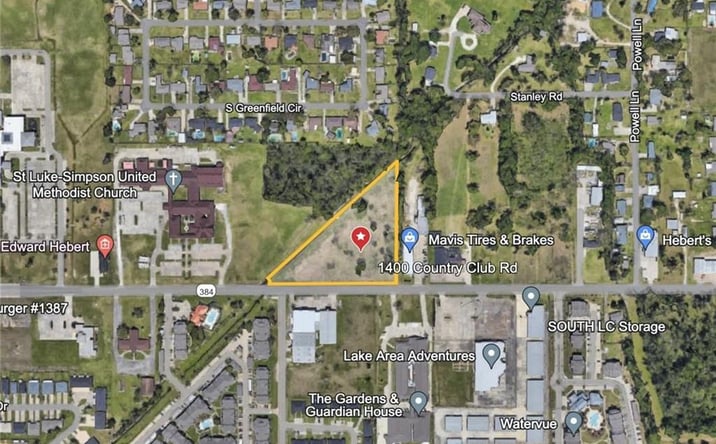 Pictures of Land property located at 1400 Country Club Road, Lake Charles, LA 70605 for sales - image #1