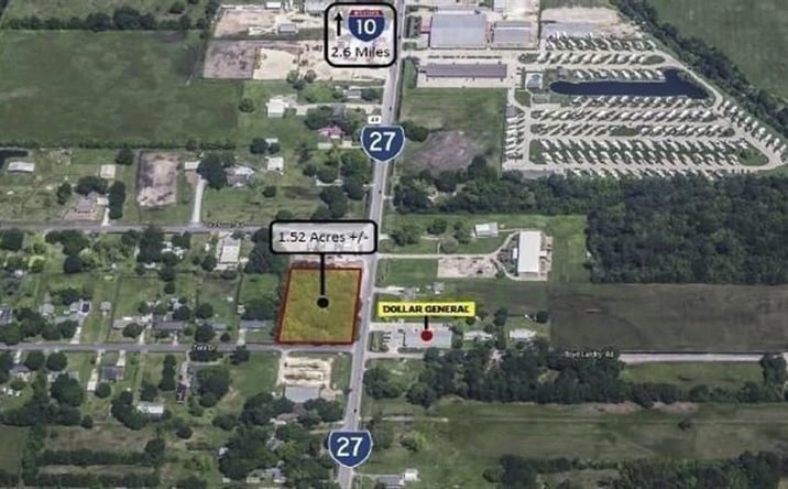 Pictures of Land property located at HWY 27 South Highway, Sulphur, LA 70665 for sales - image #1