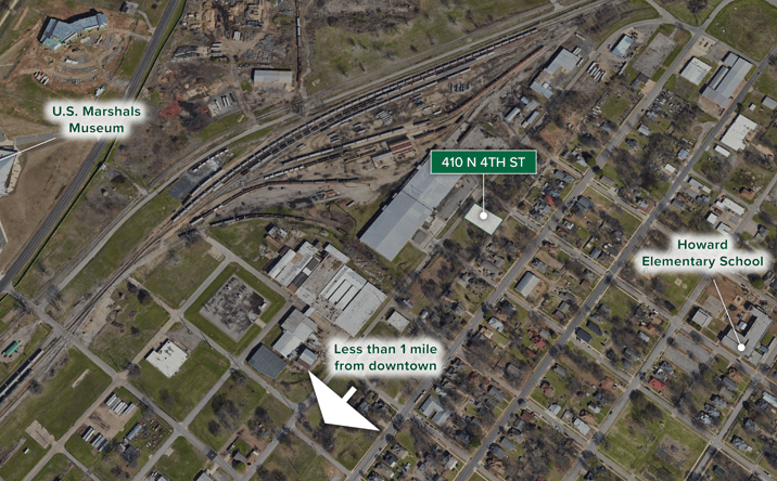 Pictures of Land property located at 410 N 4th St, Fort Smith, AR 72901 for sales - image #1
