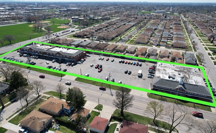 Pictures of Multifamily, Retail, Mixed Use property located at 7701-7757 W Lawrence Avenue, Norridge, IL 60706 for sales - image #1
