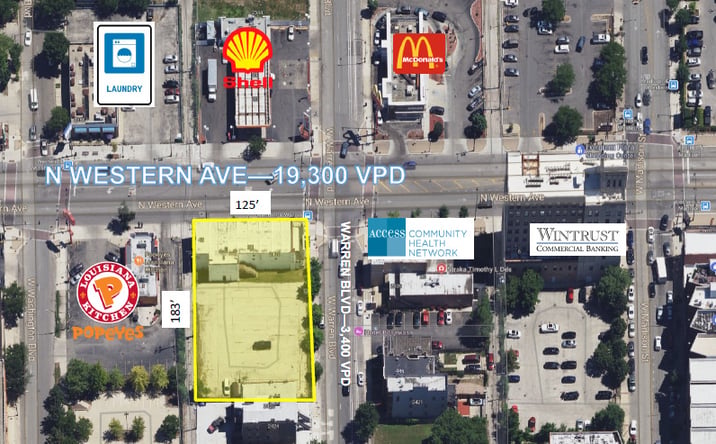 Pictures of Land property located at 30 N Western Avenue, Chicago, IL 60612 for sales - image #1