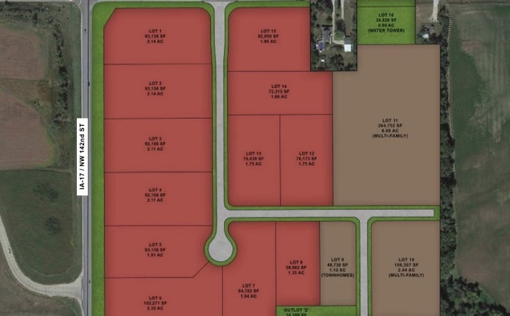Pictures of Hospitality, Mixed Use, Multifamily, Office, Retail property located at 13980 NW 110th Ave, Granger, IA 50109 for sales - image #1