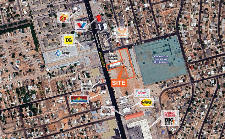 Pictures of Land, Mixed Use, Retail property located at 3626 Andrews Hwy, Odessa, TX 79762 for sales - image #1