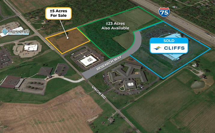 Pictures of Land property located at Union Road & I-75, Middletown, OH 45005 for sales - image #1