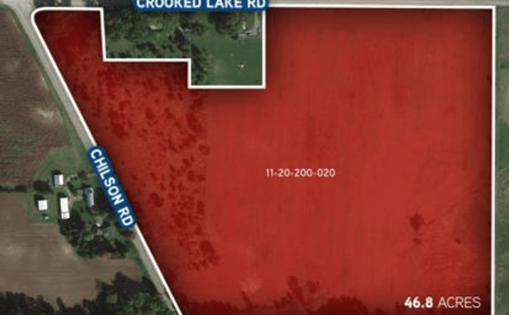 Pictures of Land property located at Crooked Lake and Chilson Roads, Genoa Township, MI 48843 for sales - image #1