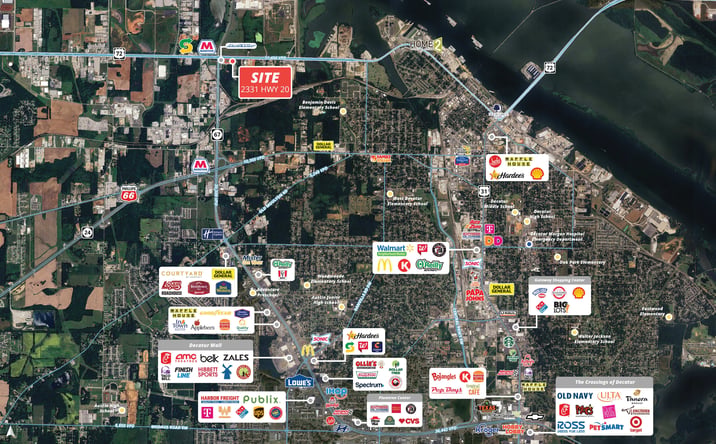 Pictures of Land property located at 2331 Hwy 20, Decatur, AL 35601 for sales - image #1
