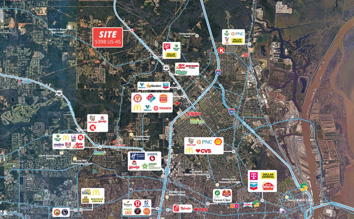 Pictures of Land property located at 5398 Hwy 45, Eight Mile, AL 36613 for sales - image #1