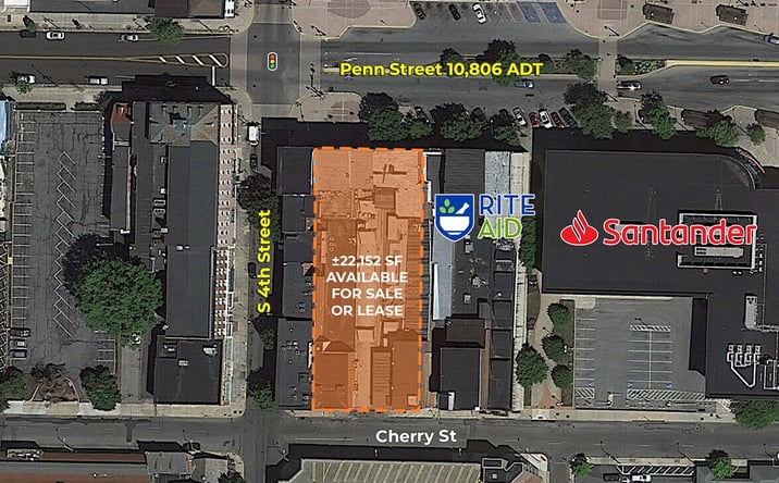 Pictures of Retail property located at 408 Penn St, Reading, PA 19602 for sales - image #1