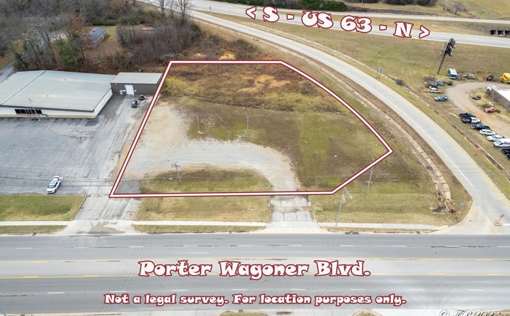 Pictures of Land property located at 000 Porter Wagoner Blvd, West Plains, MO 65775 for sales - image #1