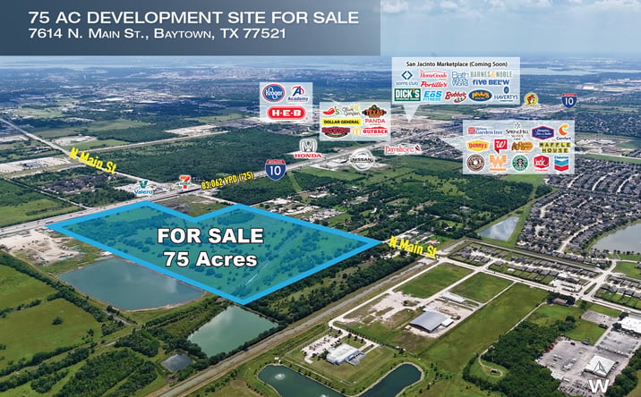 Pictures of Land property located at 7614 N Main St, Baytown, TX 77521 for sales - image #1