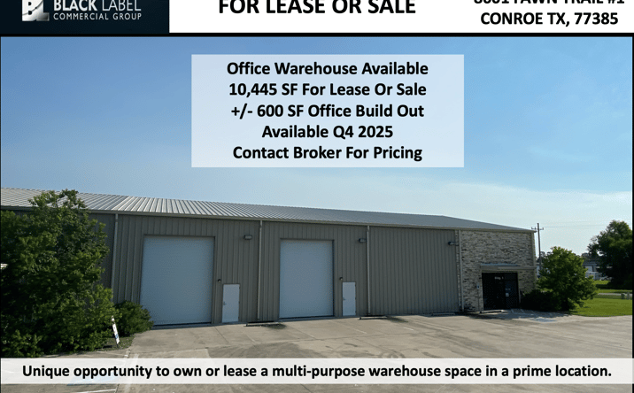 Pictures of Industrial property located at 8601 Fawn Trail, Conroe, TX 77385 for sales - image #1