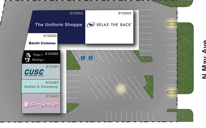 Pictures of Retail property located at 10481 N May Ave, Oklahoma City, OK 73120 for sales - image #1
