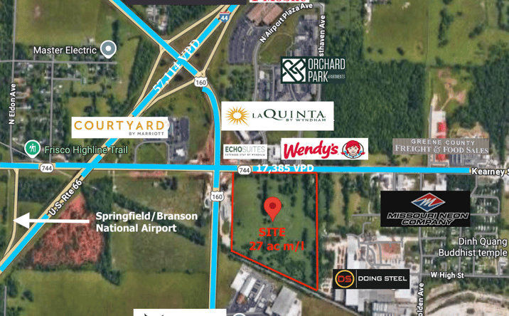 Pictures of Land, Mixed Use property located at 3300 W Kearney St, Springfield, MO 65803 for sales - image #1