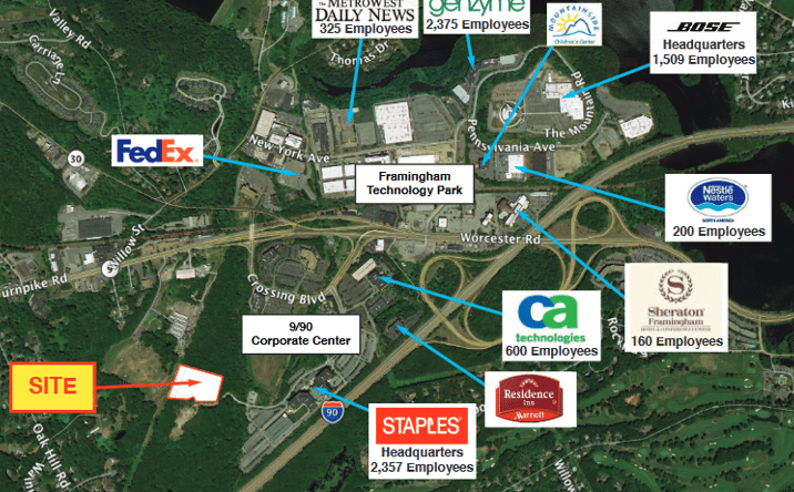 Pictures of Land property located at 1900R Worcester Road, Framingham, MA 01702 for sales - image #1