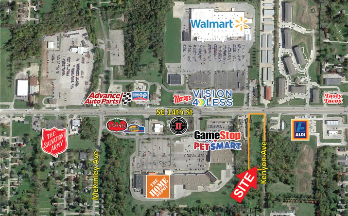 Pictures of Land property located at SE 14th & Kenyon Avenue, Des Moines, IA 50315 for sales - image #1