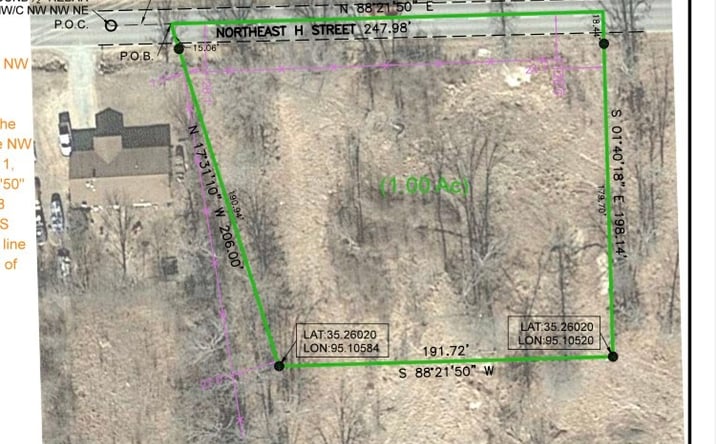 Pictures of Land property located at NE H. Street, Stigler, OK 74462 for sales - image #1