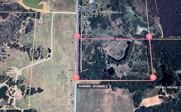 Pictures of Land property located at Scott Road, Marietta, OK 73448 for sales - image #1