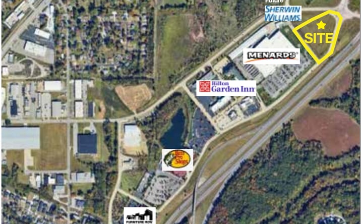 Pictures of Land property located at Centerstate SWC of Hwy 63 Vandiver & Bass Pro, Columbia, MO 65202 for sales - image #1