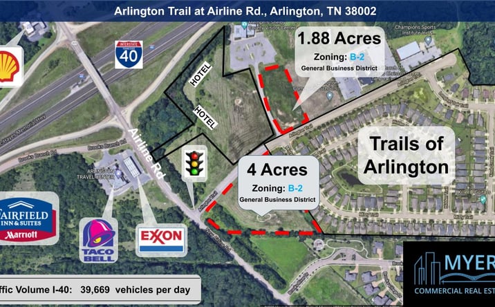Pictures of Hospitality, Land, Mixed Use, Office, Senior Living property located at 12036 Arlington Trail, Arlington, TN 38002 for sales - image #1
